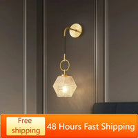 Applique murale en verre premium pour chambre à coucher | Marco Lucetti