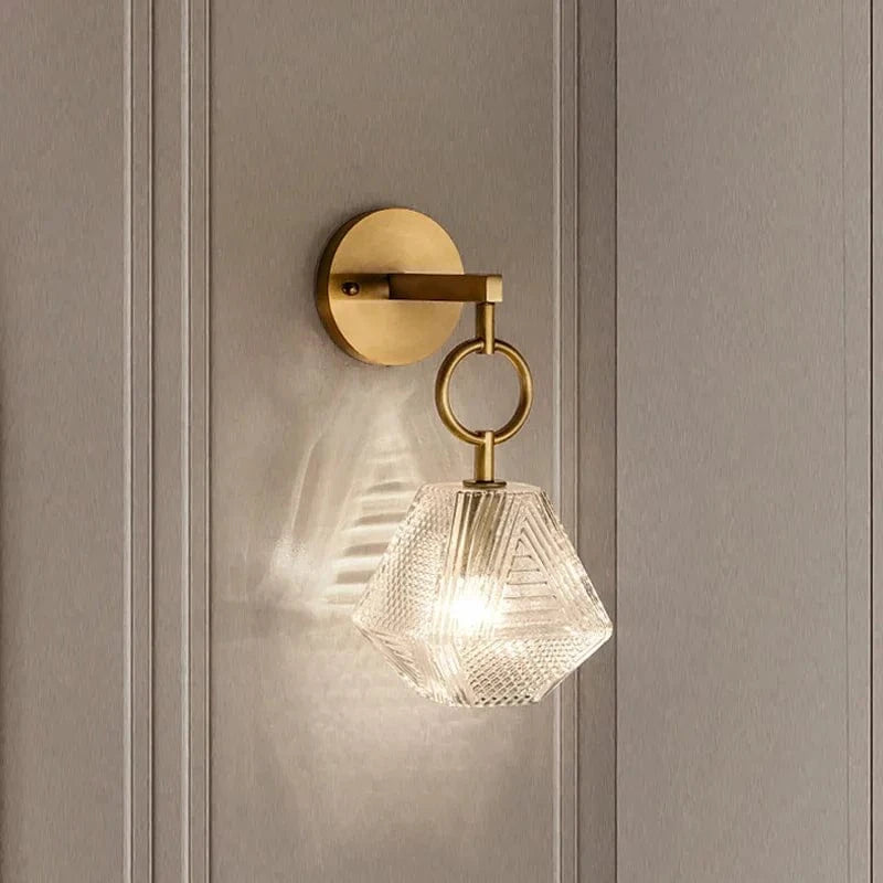 Applique murale en verre style nordique américain LED vintage Edison - Edition Limitée | Marco Lucetti C Tricolore / Blanc chaud (2700-3500K)