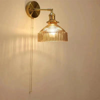 Applique murale en verre vintage moderne | Marco Lucetti Ambre-B / Sans ampoule