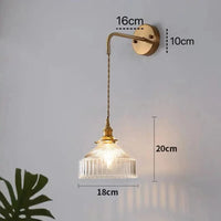 Applique murale en verre vintage moderne | Marco Lucetti Clair-C / Sans ampoule