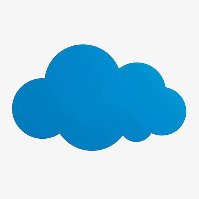 Applique murale enfant Nuage LED Rainbow | Marco Lucetti Bleu / Froide