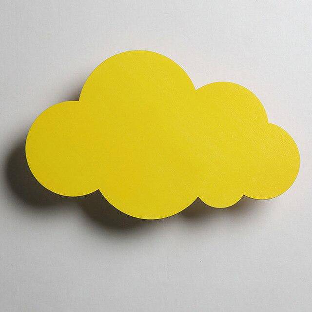 Applique murale enfant Nuage LED Rainbow | Marco Lucetti Jaune / Froide