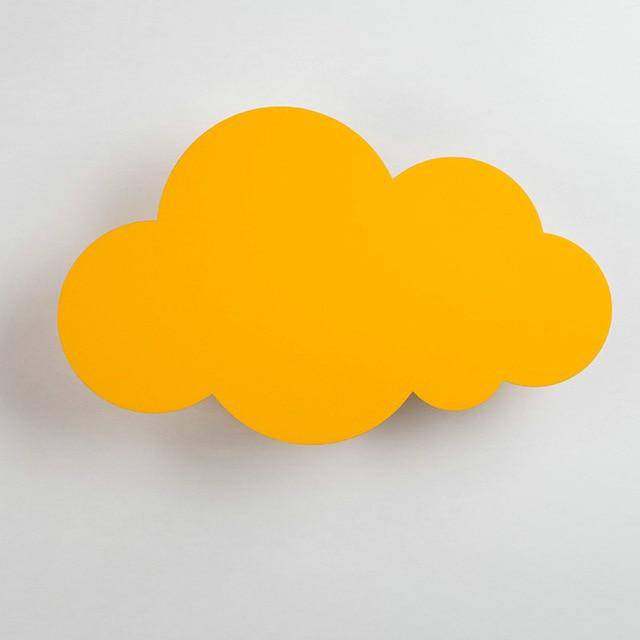 Applique murale enfant Nuage LED Rainbow | Marco Lucetti Orange / Froide