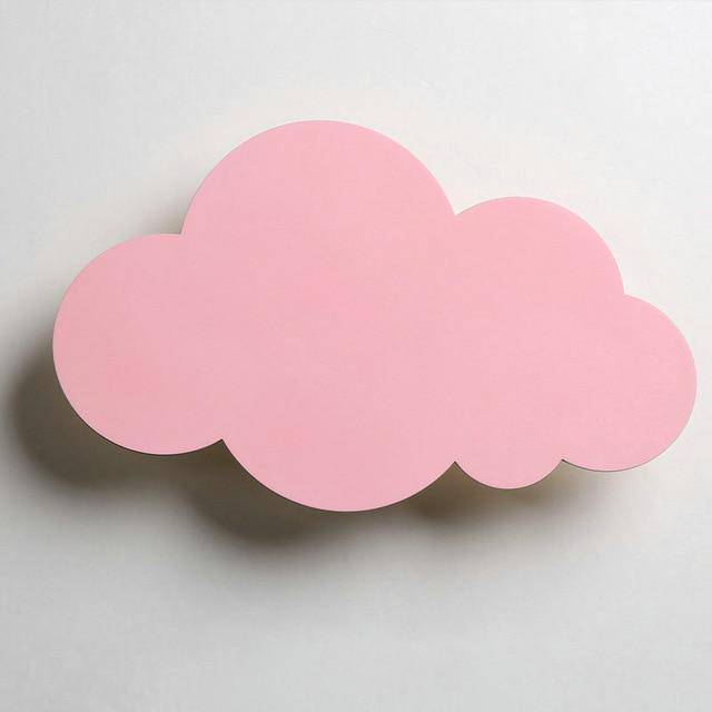 Applique murale enfant Nuage LED Rainbow | Marco Lucetti Rose / Chaude