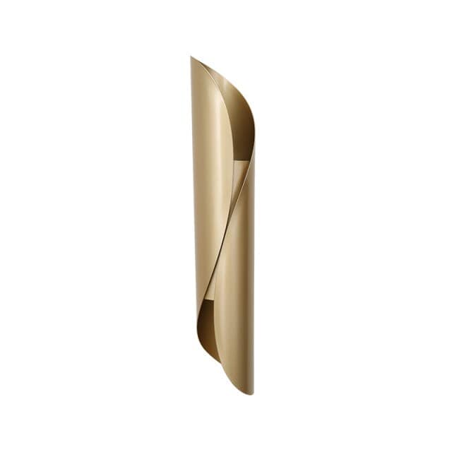 Applique murale Ernest - Style Moderne Métal Cylindrique | Marco Lucetti Doré / Chaude