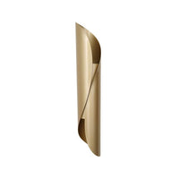 Applique murale Ernest - Style Moderne Métal Cylindrique | Marco Lucetti Doré / Chaude