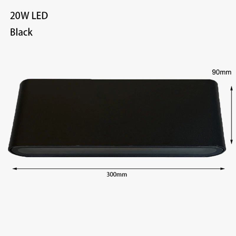 Applique Murale Étanche LED pour Extérieur et Intérieur - Lumières Brillantes | Marco Lucetti