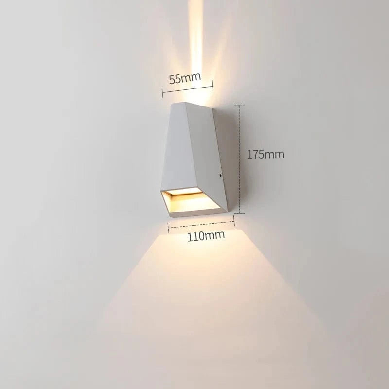 Applique Murale Étanche pour Eclairage Extérieur de Maison | Marco Lucetti Blanc / Lumière chaude