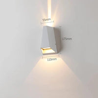 Applique Murale Étanche pour Eclairage Extérieur de Maison | Marco Lucetti Blanc / Lumière chaude