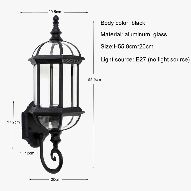 Applique Murale Étanche pour Extérieur et Intérieur - Élégance Décorative | Marco Lucetti