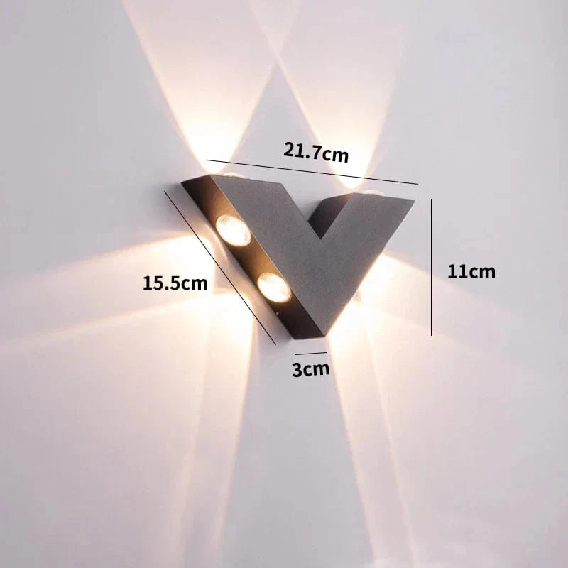 Applique murale étanche pour porche - Lumière Pure | Marco Lucetti LED10W-W / Blanc froid