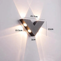 Applique murale étanche pour porche - Lumière Pure | Marco Lucetti LED10W-W / Blanc froid