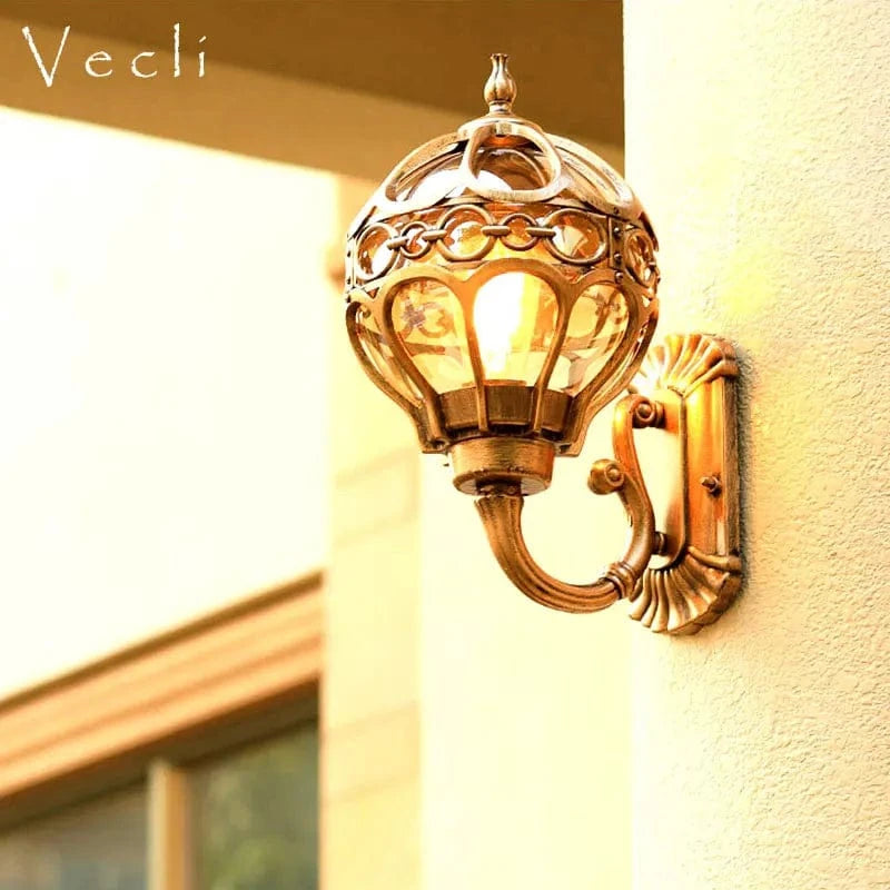 Applique murale étanche rétro pour extérieur et intérieur - Villa, jardin, balcon et allée | Marco Lucetti