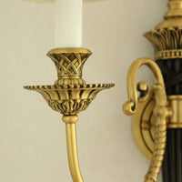 Applique murale européenne en cuivre pour villa invité TV allée | Marco Lucetti