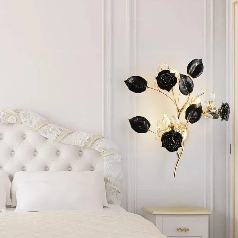 Applique murale exclusive en céramique motif floral | Marco Lucetti