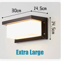 Applique murale extérieure LED XL étanche IP65 avec radar de mouvement