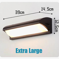 Applique murale extérieure LED XL étanche IP65 avec radar de mouvement