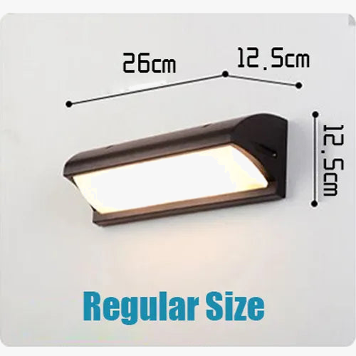 Applique murale extérieure LED XL étanche IP65 avec radar de mouvement