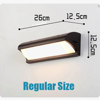 Applique murale extérieure LED XL étanche IP65 avec radar de mouvement