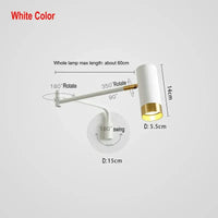 Applique murale extensible SmartSwitch | Marco Lucetti Applique Blanche / Lumière blanche