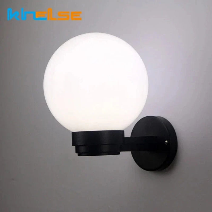 Applique Murale Extérieur Étanche Moderne LED Globe 15W, Idéale pour Jardin, Balcon et Escalier | Marco Lucetti