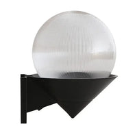 Applique Murale Extérieur Étanche Moderne LED Globe 15W, Idéale pour Jardin, Balcon et Escalier | Marco Lucetti E27 Pas d&#39;ampoule / Couverture à rayures C / D150MM