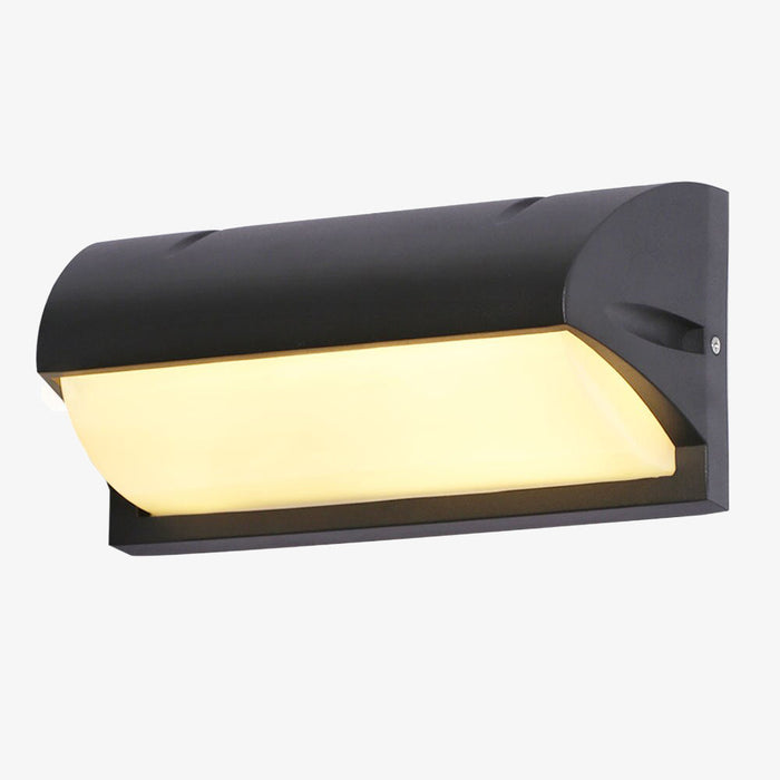 Applique murale LED extérieur - Hallen Black Metal