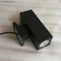 Applique murale extérieure en aluminium et verre trempé - Résistante aux intempéries | Marco Lucetti Blanc chaud / Culot GU10 Dia65mm