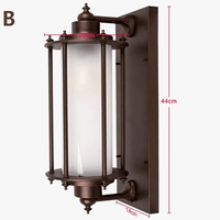 Applique murale extérieure en aluminium rouillé pour jardin et balcon. | Marco Lucetti