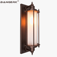 Applique murale extérieure en aluminium rouillé pour jardin et balcon. | Marco Lucetti