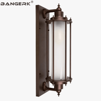 Applique murale extérieure en aluminium rouillé pour jardin et balcon. | Marco Lucetti