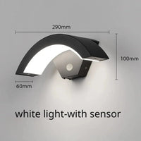 Applique murale extérieure étanche 24W en aluminium | Marco Lucetti 6000K-avec capteur