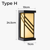 Applique murale extérieure étanche ABS pour illuminer votre jardin | Marco Lucetti