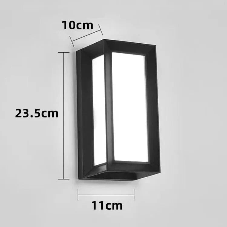 Applique murale extérieure étanche ABS pour illuminer votre jardin | Marco Lucetti ABS acrylique 5 / Blanc froid 6000K