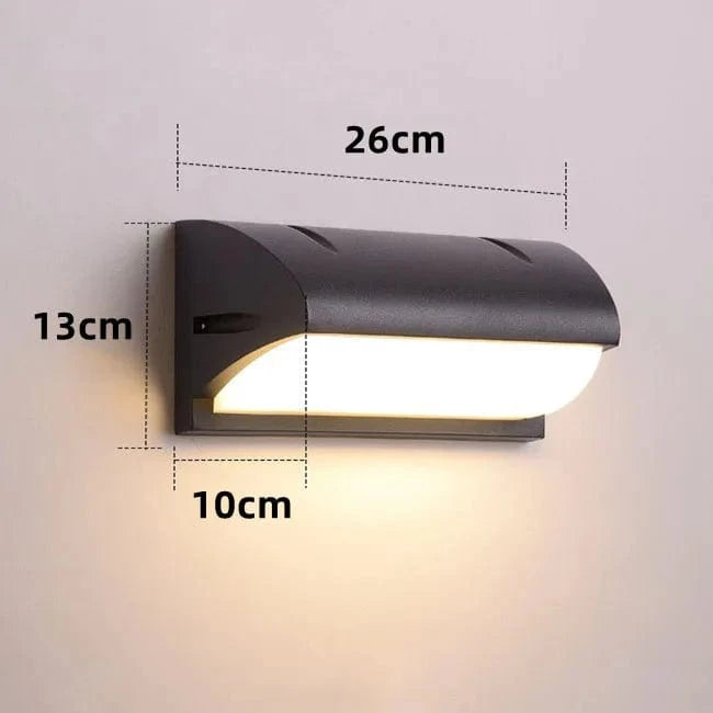 Applique murale extérieure étanche ABS pour illuminer votre jardin | Marco Lucetti ABS acrylique 6 / Blanc chaud 3000K