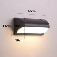 Applique murale extérieure étanche ABS pour illuminer votre jardin | Marco Lucetti ABS acrylique 6 / Blanc chaud 3000K