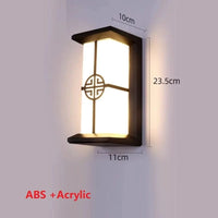 Applique murale extérieure étanche ABS pour illuminer votre jardin | Marco Lucetti Acrylique ABS / Blanc chaud 3000K