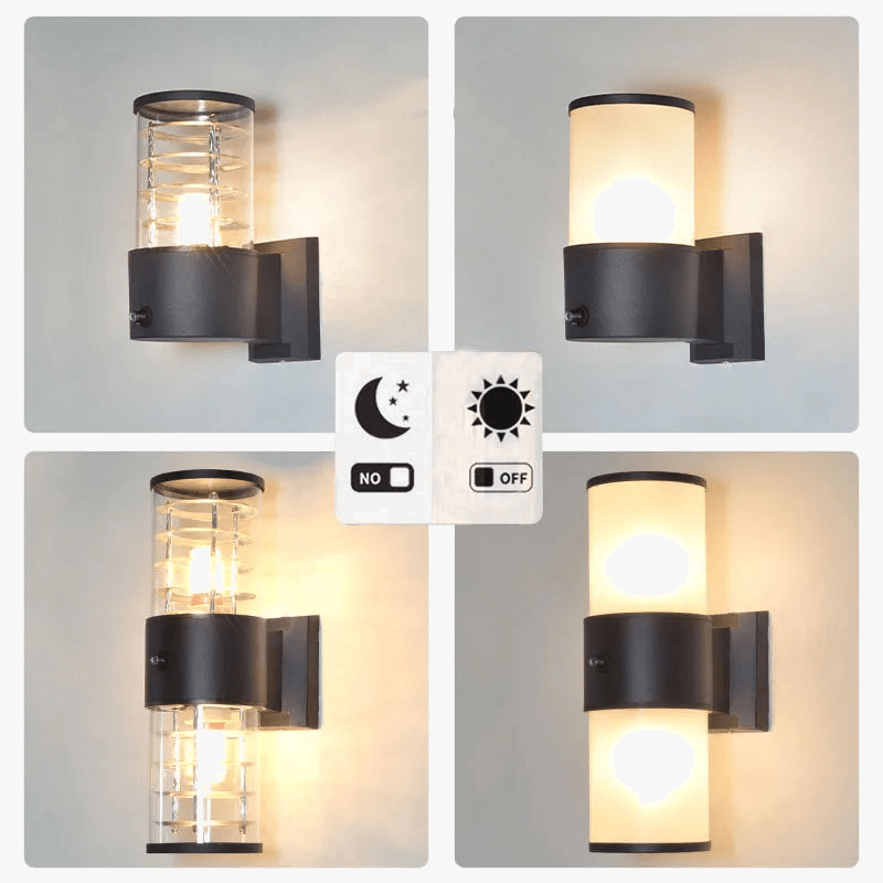 Applique murale extérieure étanche avec contrôle de lumière pour jardin | Marco Lucetti