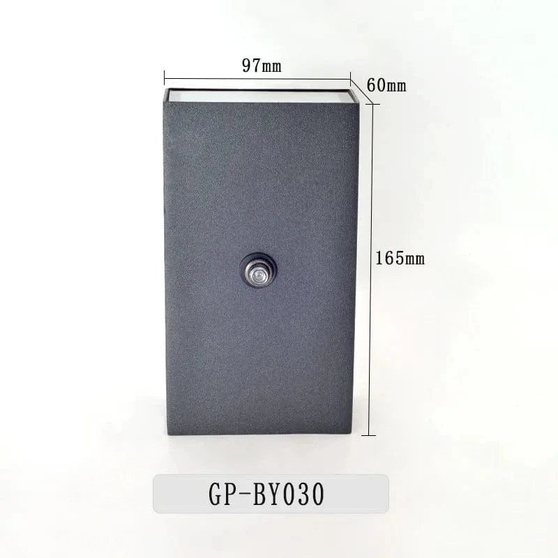 Applique murale extérieure étanche avec contrôle de lumière pour jardin | Marco Lucetti 7 / Blanc froid 6000K