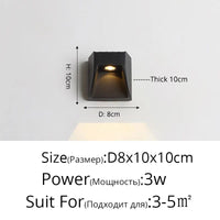 Applique Murale Extérieure Étanche Double Tête Éclairage Créatif - LuxTech | Marco Lucetti