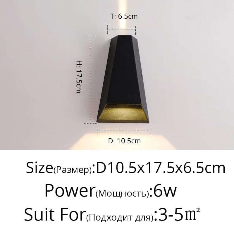 Applique Murale Extérieure Étanche Double Tête Éclairage Créatif - LuxTech | Marco Lucetti