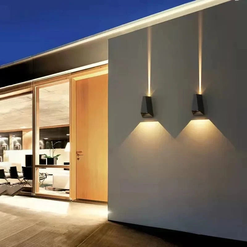 Applique murale extérieure étanche en aluminium avec verre trempé - Certifié ROHS et CE | Marco Lucetti