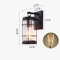 Applique murale extérieure étanche Herbe Noire - Design Moderne Américain | Marco Lucetti