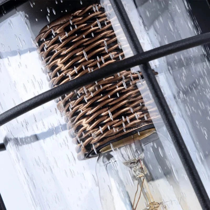 Applique murale extérieure étanche Herbe Noire - Design Moderne Américain | Marco Lucetti