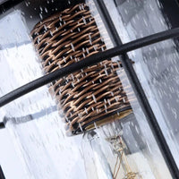 Applique murale extérieure étanche Herbe Noire - Design Moderne Américain | Marco Lucetti