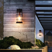 Applique murale extérieure étanche Herbe Noire - Design Moderne Américain | Marco Lucetti