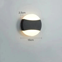 Applique murale extérieure étanche - Lampe de terrasse moderne pour jardin et porche | Marco Lucetti UN / Lumière chaude