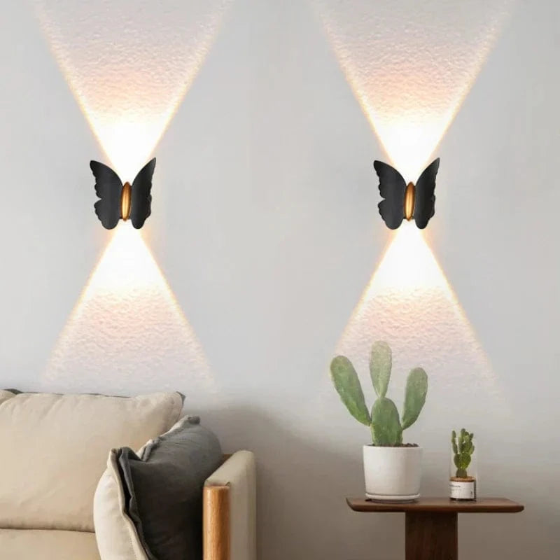 Applique murale extérieure étanche LED papillon décoratif | Marco Lucetti