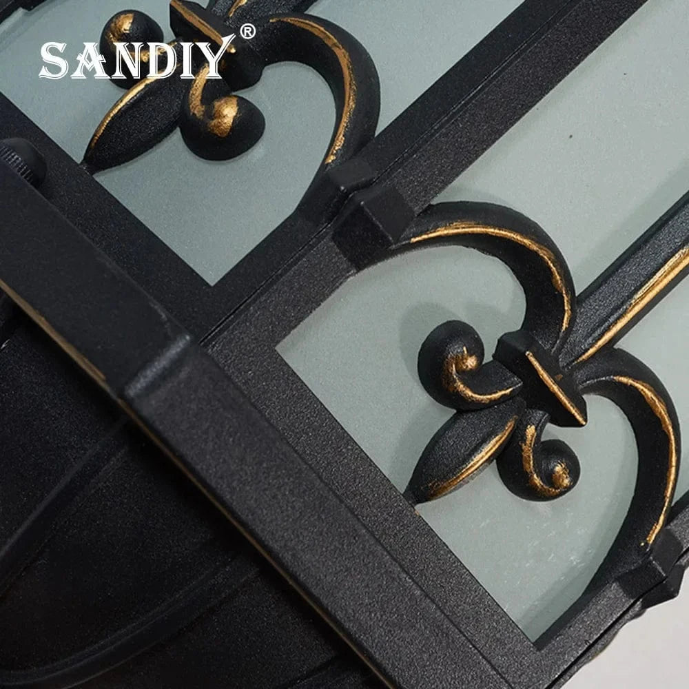 Applique murale extérieure étanche LED style rétro-vintage de qualité supérieure | Marco Lucetti