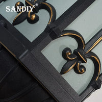 Applique murale extérieure étanche LED style rétro-vintage de qualité supérieure | Marco Lucetti